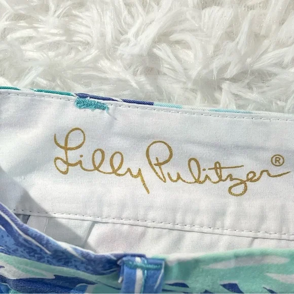 Lilly Pulitzer Jayne Shorts Womens Size 4 Lightweight As A Feather Tropical - Picture 4 of 11